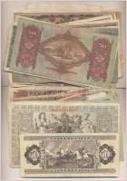 Vegyes magyar és külföldi bankjegy tétel, összesen 61db T:vegyes
61pcs of Hungarian/other banknotes ...