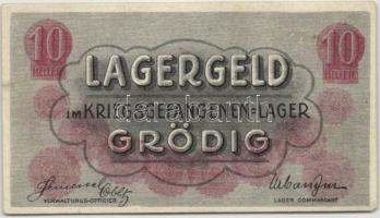 Ausztria/Grödig/hadifogolytábor ~1916. 10h T:II
Austria/Grödig/war prison camp ~1916. 10 Heller C:XF