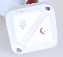 Népviseletes fiatal lány, kézzel festett jelzett Hollóházi porcelán figura, jelzett, hibátlan /Handp...