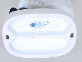 Népviseletes fiatal legény, kézzel festett jelzett Hollóházi porcelán figura, jelzett/Handpainted Ho...