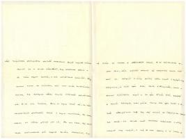 1905 Acsády Ignác történész saját kézzel írt levele testvérének Acsády Ilona költőnek és festőnek. 4...