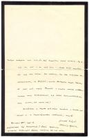 1905 Acsády Ignác történész saját kézzel írt levele testvérének Acsády Ilona költőnek és festőnek. 4...