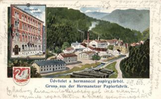 Hermánd, Hermanec paper factory, warehouse in Budapest