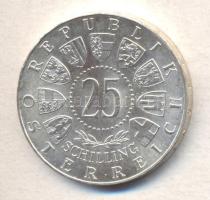 Ausztria 1963. 25Sch Ag "Szavolyai Jenő herceg" T:2 Austria 1963. 25 Schilling Ag "300th Anniversary-Birth of Prince Eugen" C:XF