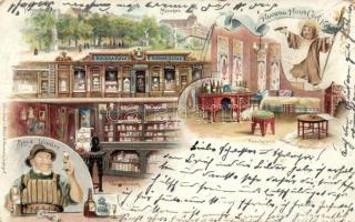 189? München Havana Haus, the salon shop of Carl Neher, litho (Rb)