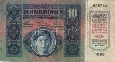 1915. 10K román körbélyegzővel T:III