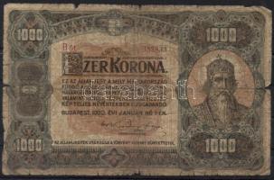 1920. 1000K "Orell Füssli Zürich" T:IV