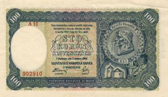 Szlovákia 1940. 100K T:II+