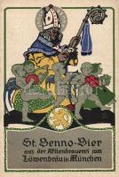 St Benno Bier, beer advertisement s: Otto Obermeier