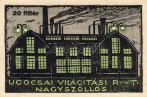 Nagyszőllős dátum nélkül "Ugocsai Világítási Rt." 20f T:I