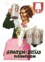 Spaten Bräu München, beer advertisement