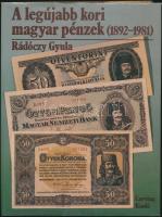 1984 Radóczy Gyula: A legújabb kori magyar pénzek (1892-1981) / Corvina kiadó