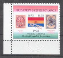 1998 Budapest Székesfőváros levélzáró