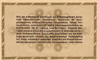 1946. 10.000Adóp. vízjeles, számozás nélkül T:I