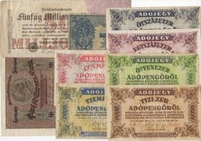 9db bankjegy jobbakkal T:II,III,IV