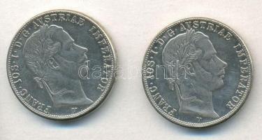 Ausztria 1864V 1Fl hamisítvány + 1865V 1Fl hamisítvány T:2
Austria 1864V 1 Florin fake + 1865V 1 Flo...