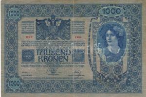 1902. 1000K piros "Magyarország" fny-sal T:II/III