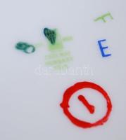 Zsolnay Pompadour étkészlet, összesen: 31 db, jelzett, hibátlan/ Flawless Zsolnay chinaware set for ...