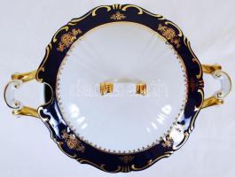 Zsolnay Pompadour étkészlet, összesen: 31 db, jelzett, hibátlan/ Flawless Zsolnay chinaware set for ...