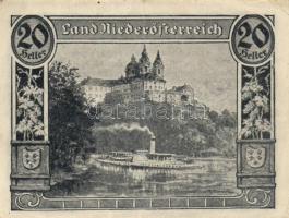 Vegyes tétel, benne 4db klf olasz és 4db klf osztrák szükségpénzzel T:I-III