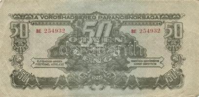 1944. 1P + 5P + 10P + 20P + 50P + 100P "Vöröshadsereg Parancsnoksága" sor T:II,II-,III