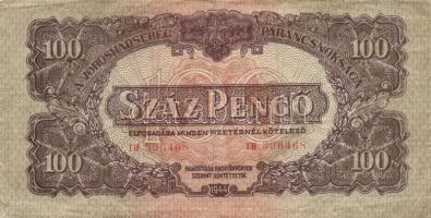 1944. 1P + 5P + 10P + 20P + 50P + 100P "Vöröshadsereg Parancsnoksága" sor T:II,II-,III