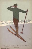 Winter sports in Graubünden, ski s: Walter Koch