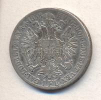 Ausztria 1858V 1Fl Ag "Ferenc József" T:3 Austria 1858V 1 Florin Ag "Franz Joseph" C:F