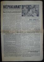 1943-1956 7db különféle újság, magazin (Népakarat, Népszava, Mozi Ujság, Magyar Rádió, etc.)