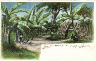 Marangu, German East Africa litho