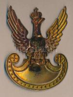 Lengyelország II.V.H. kitárt szárnyú sas sapkajelvény T:2
Poland WW2 Eagle cap badge C:XF