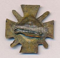 ~1940. "A Hazáért" tűzkereszt miniatűrje T:2
Hungary ~1940. miniature of Fire Cross with S...