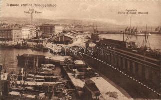 Fiume Susak port, the border between Italy and Yugoslavia (EK)