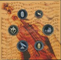 2009. 5Ft-200Ft 6klf db + "Joseph Haydn" Ag (999) emlékérem, szettben T:PP Csak 4000db!