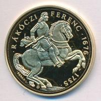 "Magyar aranypénzek utánveretben - Rákóczi Ferenc jubileumi 40 pengő" aranyozott Ag(0.999)...