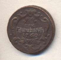 Ausztria/lengyel verdejel 1760W 1Kr "I. Ferenc" T:3 Austria/Polish mintmark 1760W 1 Kreuzer "Franz I" C:F