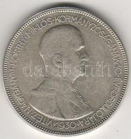 1930. "Horthy-jobbos" 5P ezüst T:2-
