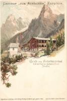 Kaiserthal Hinterbärenbad; Gasthof zum Auracher Kufstein Anton Karg, Kufstein / alpine house