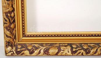 Antik fa keret, jó állapotban, belső: 50,8×41 cm, külső: 62×52 cm