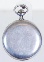 1902-1922 Duplafedelű ezüst (Ag) Omega zsebóra a Monarchia behozatali jegyével, porcelán számlappal,...