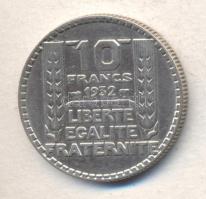 Franciaország 1932. 10Fr Ag T:2- France 1932. 10 Francs Ag C:VF