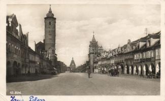 Domazlice main square, the shop of Max Duffek (EK)