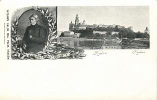 Krakow Wawel from the Vistula River, Adam Mickiewicz (cut)