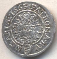 1665KB 3Kr Ag "I. Lipót" T:2,2-
Huszár 1465., Unger II. 1084