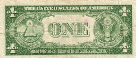 USA 1935D 1$ kék pecsét T:II/III