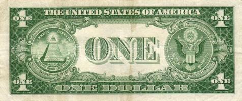 USA 1935F 1$ kék pecsét T:II/III-