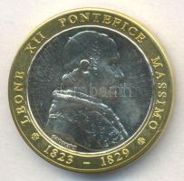 Vatikán 2005. "XII. Leó pápa 1823-1829 / Santa Maria Maggiore" bicolor emlékérem (34mm) T:...
