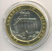 Vatikán 2005. "XVI. Gergely pápa 1831-1846 / San Lorenzo Miranda" bicolor emlékérem (34mm) T:1 Vatican 2005. "Pope Gregory XVI 1831-1846 / San Lorenzo in Miranda" bicolor medallion (34mm) C:Unc