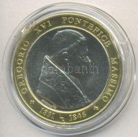 Vatikán 2005. "XVI. Gergely pápa 1831-1846 / San Lorenzo Miranda" bicolor emlékérem (34mm)...