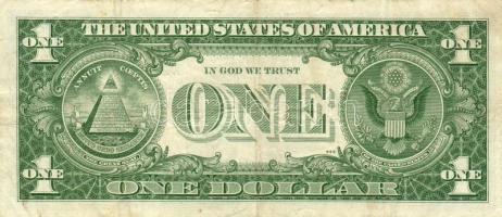 USA 1957B 1$ kék pecsét T:II/III